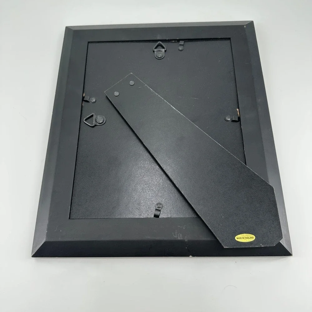 Williamstown Frame Co Matte Black Beveled Wood Picture Frame for 8x10 Photo